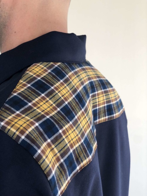 Relaxed-Fit Blue-Yellow Shirt - Image 3