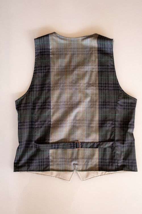 Gilet Quadri Verde - immagine 3