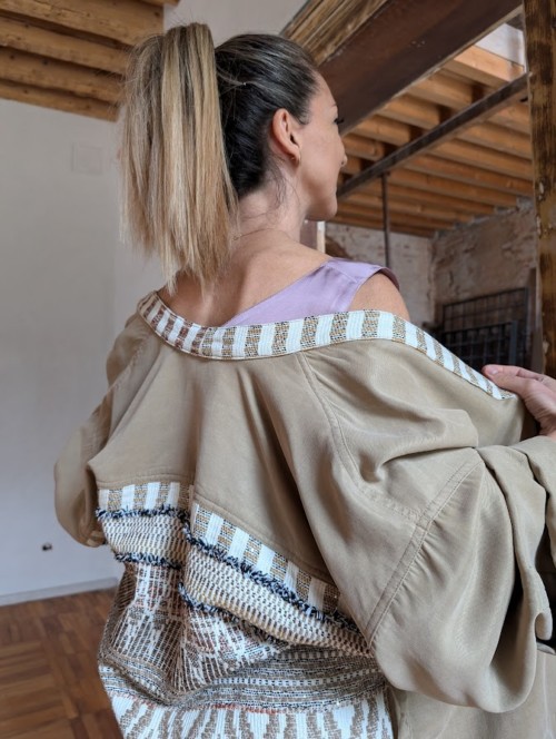 Kimono Cammello Etnico - immagine 4