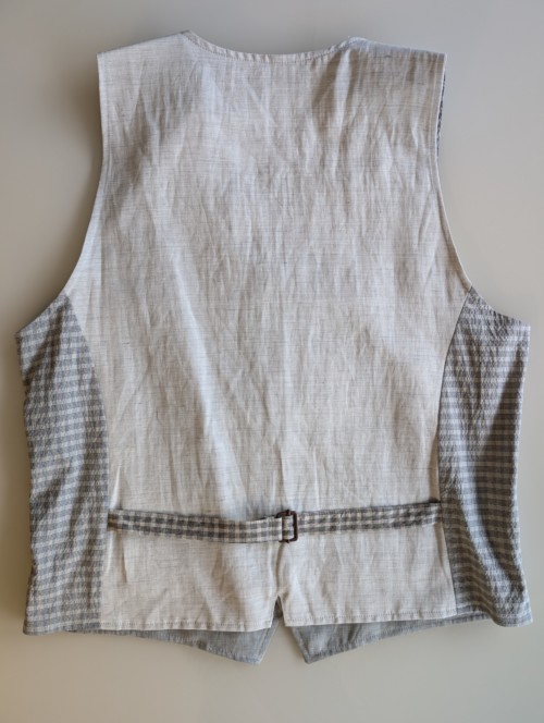 Gilet grigio azzurro - immagine 3