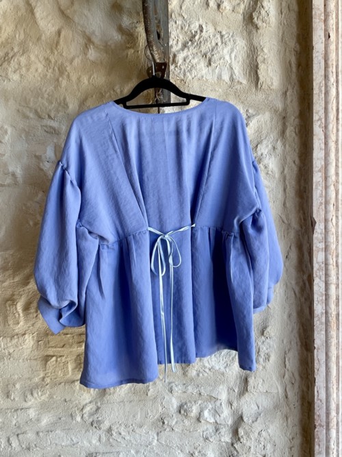 Lilly Sky Blue Blouse - Image 3