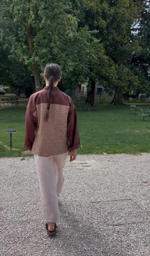 Burgundy kimono - Image 3