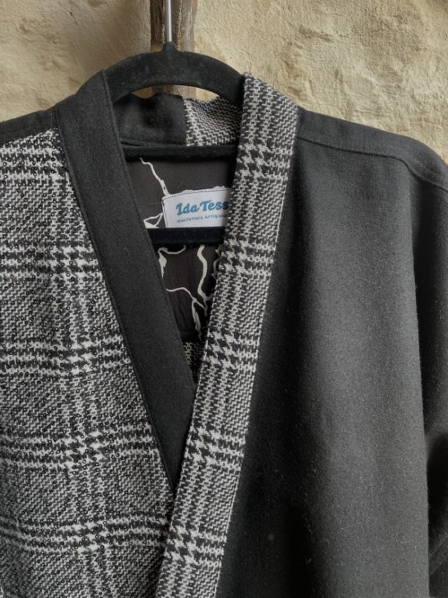 Kimono Black Tartan - Image 3