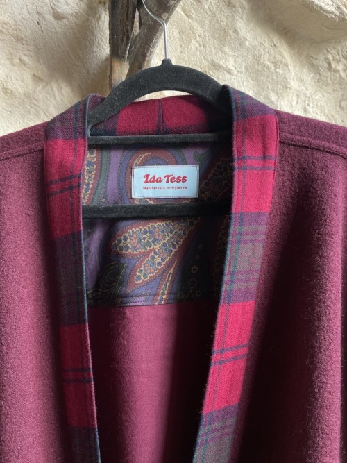 Burgundy kimono - Image 3