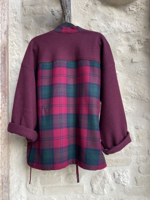 Burgundy kimono - Image 4